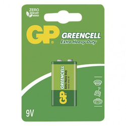 Baterie 6F22 (9V) Zn-Cl GP Greencell 1ks / blistr