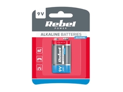 Baterie 6LR6 (9V) alkalická REBEL EXTREME 1ks / blistr BAT0092B