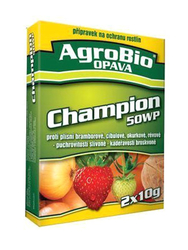 Přípravek proti houbovým a bakteriálním chorobám AGROBIO Champion 50 WG 2x10g