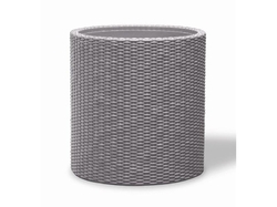 Květináč KETER Cylinder M Silver Grey