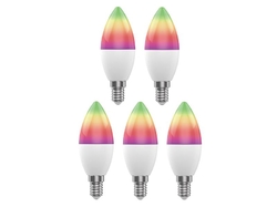 Smart LED žárovka E14 5W RGB CCT WOOX R9075/5pack WiFi Tuya sada 5ks