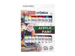 Barvy akrylové EASY Creative 16ks 12ml