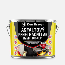 Asfaltový penetrační lak DEN BRAVEN DenBit BR–ALP 4,5kg