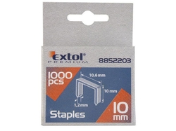 Spony 10mm 11,3x0,52x0,70mm EXTOL PREMIUM 8852503 1000ks