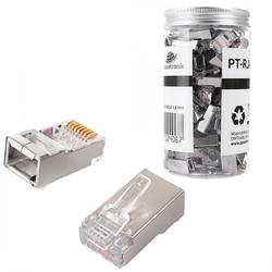 RJ45 plug-through cat6 FTP PT-RJ456FT-12 100 ks