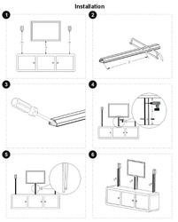 Listwa aluminiowa, osłona 1,1mx33mm Goobay Biała