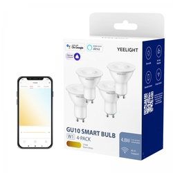 Yeelight W1 GU10 WiFi LED žárovka Stmívatelná 4 ks