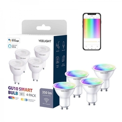 GU10 5W RGB Smart Yeelight W1 LED žárovka 4 bal