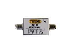 Anténní zesilovač TEROZ 434X, UHF, G20dB, F1,0dB, U98dBµV, F-F