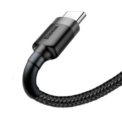 Baseus Cafule kabel USB-C 3A 0,5 m (šedo-černý)