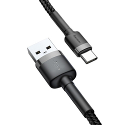 Baseus Cafule kabel USB-C 3A 0,5 m (šedo-černý)