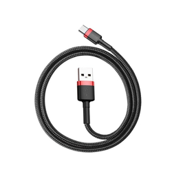 Baseus Cafule kabel USB-C 2A 2m (červeno-černý)