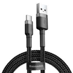 Baseus Cafule kabel USB-C 2A 2m (šedo-černý)