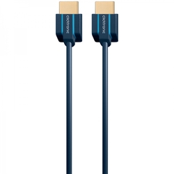 Kabel HDMI CLICKTRONIC 2.0 4K@60Hz SLIM 1m