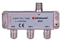 2-cestný odbočovač 5-2300 MHz Johansson 4524 30dB