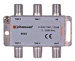 4cestná odbočka 5-2300 MHz Johansson 4542 20dB