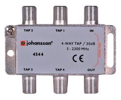 4cestná odbočka 5-2300 MHz Johansson 4544 30dB