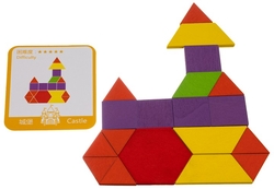 Vzdělávací puzzle - geometrické obrazce