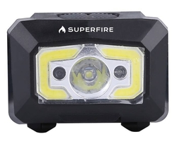 Čelovka s bezkontaktním spínačem Superfire X30, 340lm, USB