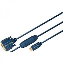 Kabel DVI-D (18+1) Single Link - HDMI czarny 1m