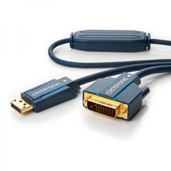 Kabel DVI-D (18+1) Single Link - HDMI czarny 1m