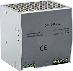 DR-240-12 12V/240W průmyslový zdroj spínaný na DIN lištu                        