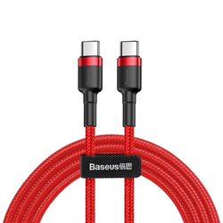 Baseus Cafule PD2.0 60W bleskové nabíjení USB pro kabel typu C (20V 3A) 2m Red