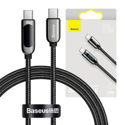 Baseus Display Cable USB-C na Type-C 100W 1m (černý)