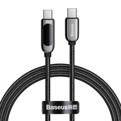 Baseus Display Cable USB-C na Type-C 100W 1m (černý)