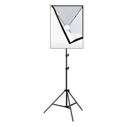 Studiová sada Puluz softbox 50x70cm, stativ, LED žárovka 1 ks PU5070EU