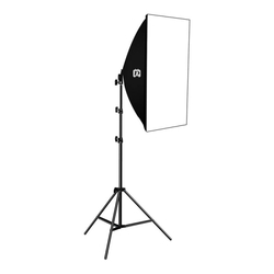 Studiová sada Puluz softbox 50x70cm, stativ, LED žárovka 1 ks PU5070EU