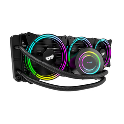 Darkflash TR360 PC vodní chlazení AiO RGB 3x 120x120 (černá)