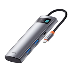 Baseus Hub adaptér 7v1 USB-C na 2x USB 3.0 + HDMI + USB-C PD