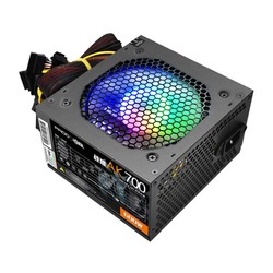 Počítačový zdroj Aigo AK700 RGB (černý)