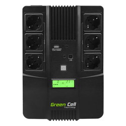 Zdroj nepřerušovaného napájení UPS Green Cell AiO 800VA 480W