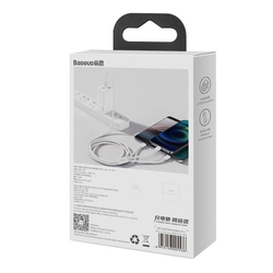 Rychlé nabíjení USB na M+L+C Baseus Superior Data 3,5A 1m (bílý)