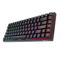 Bezdrátová mechanická klávesnice Royal Kludge RK84 RGB, červené spínače (černá)