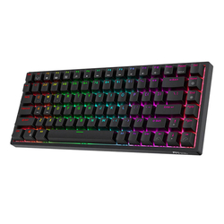 Bezdrátová mechanická klávesnice Royal Kludge RK84 RGB, červené spínače (černá)