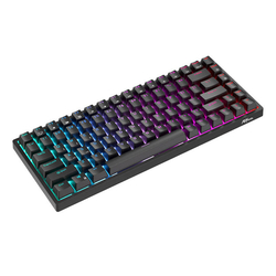 Bezdrátová mechanická klávesnice Royal Kludge RK84 RGB, červené spínače (černá)