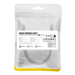 Baseus Cat 7 Gigabit Ethernet RJ45 kabel 1m černý