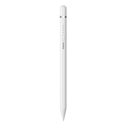 Aktivní stylus Baseus Smooth Writing Series s bezdrátovým nabíjením, USB-C (bílý)