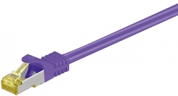 LAN Patchcord CAT 7 S/FTP kabel, fialový - 20m