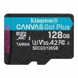 Paměťová karta microSD 128GB Kingston Canvas Go Plus