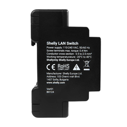 Ethernetový přepínač s 5 porty RJ45 Shelly LAN Switch