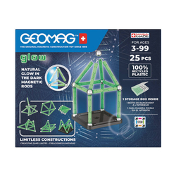 Geomag Glow magnetické kostky 25 kusů GEOMAG GEO-328