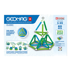 Geomag Classic Recycled magnetické kostky 60 prvků GEOMAG GEO-272