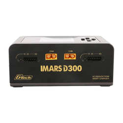 Gens Ace IMARS D300 G-Tech Channel AC/DC 300W/700W RC nabíječka baterií-EU černá