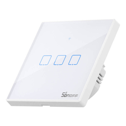 Dotykový spínač WiFi + RF 433 Sonoff T2 EU TX (3 kanály)