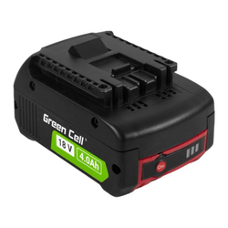 Akumulátor pro elektrické nářadí Green Cell PTBO18V4, Bosch 18V 4Ah GBA1600Z00038