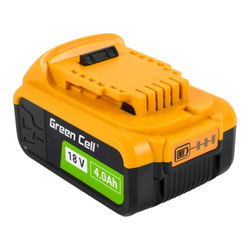 Baterie pro elektrické nářadí Green Cell PTDW18V4, DeWalt XR 18V 4Ah DCB182